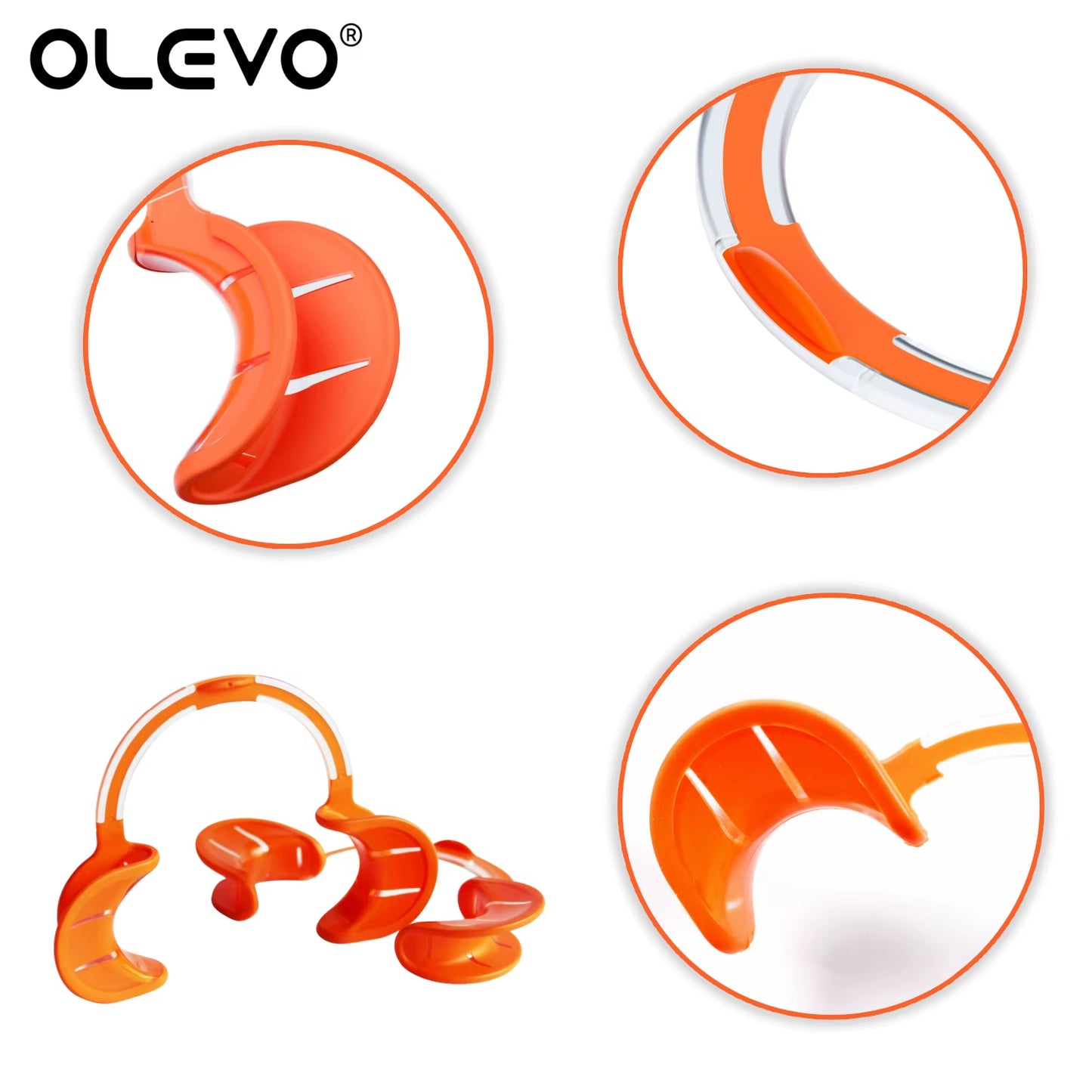 Dental Mouth Opener Soft Silicone C-Shape Intraoral Lip Cheek Retractor Orthodontic Expander Dentistry Oral Care Tool Materials