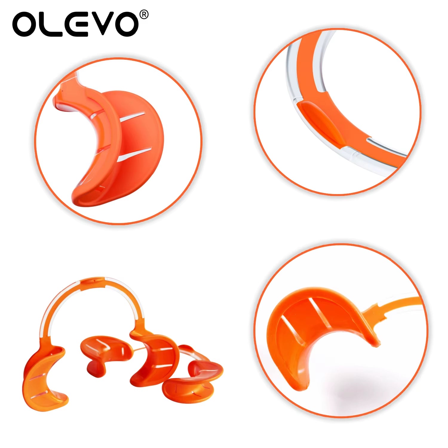 Dental Mouth Opener Soft Silicone C-Shape Intraoral Lip Cheek Retractor Orthodontic Expander Dentistry Oral Care Tool Materials